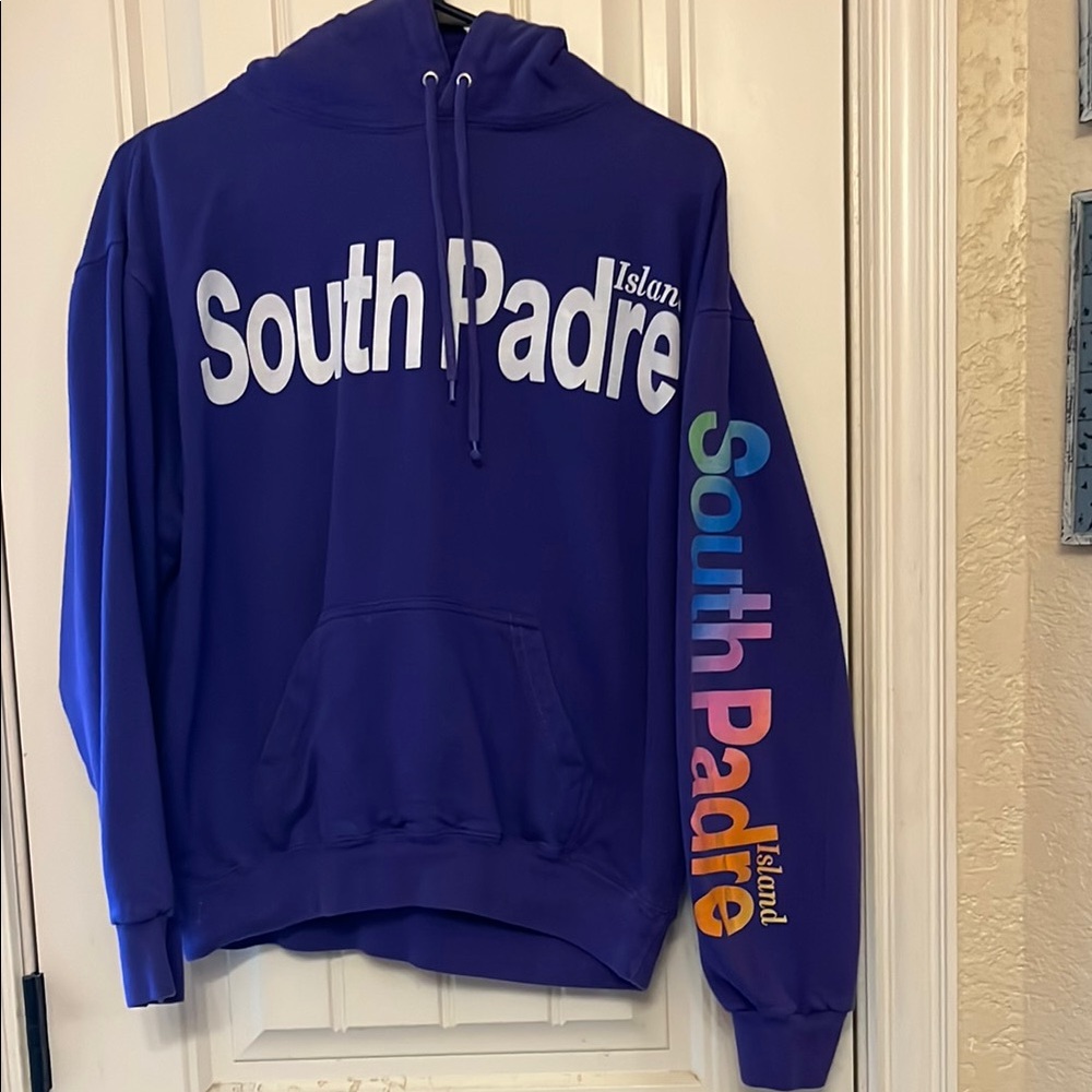 South Padre Island Blue Hoodie